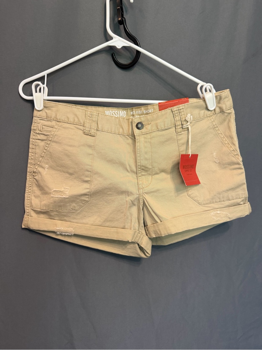 Mossimo Supply Co. Women's Mid-Rise Waist 2.5” Cuffed Shorts
